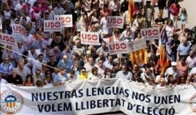Imagen de los asistentes a la manifestaciÃ³n