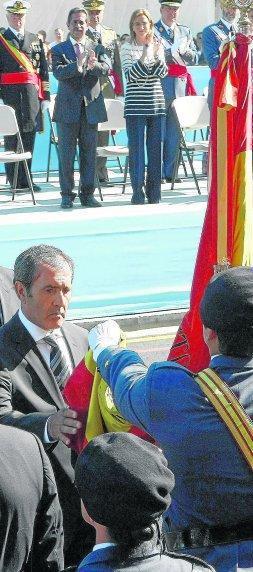Severiano Ballesteros, en el momento de la jura. /EFE