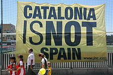 Pancarta de las juventudes de Convergencia Pancarta de las juventudes de Convergencia