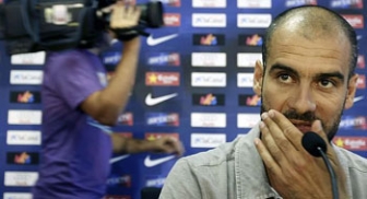 Guardiola, en rueda de prensa Guardiola, en rueda de prensa