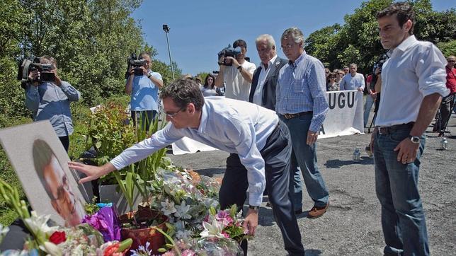 EFE / Antonio Basagoiti durante el homenaje celebrado a Eduardo Pueyes
