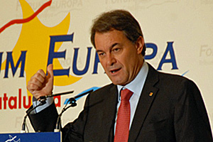 El presidente de la Generalidad, Artur Mas, durante su intervención de este lunes (Foto: Nueva EconomÃa Fórum). El presidente de la Generalidad, Artur Mas, durante su intervención de este lunes (Foto: Nueva EconomÃa Fórum).