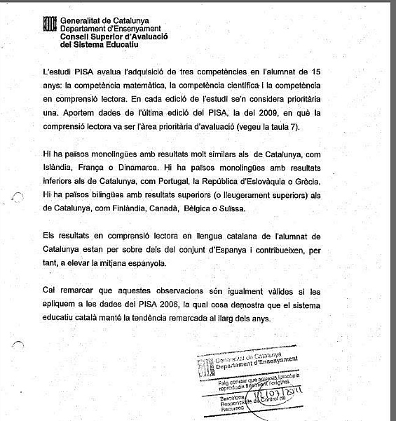 Cambiar de idioma pone en peligro al catalán? Un informe de los integristas  de la lengua lo desmiente